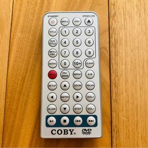 COBY JX-2001C Remote Control For Portable DVD Video Player